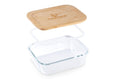 Load image into Gallery viewer, 370ml Glass Food Container with Bamboo Lid !!