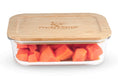 Load image into Gallery viewer, 370ml Glass Food Container with Bamboo Lid !!