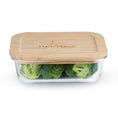 Load image into Gallery viewer, 1050ml Glass Food Container with Bamboo Lid !!