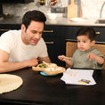 Load image into Gallery viewer, father and son with purely mama bamboo suction plate