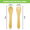 Load image into Gallery viewer, Bamboo Spoon and Fork Set