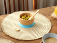 Load image into Gallery viewer, Bamboo Bowl with Cutlery Set and Suction Ring For Toddler and Kid Led Weaning