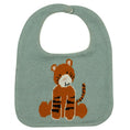 Load image into Gallery viewer, Purely Mama 100% Organic Cotton Baby Bibs – Set of 3 (Tiger | Zebra Family | Crocodile)