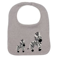 Load image into Gallery viewer, Purely Mama 100% Organic Cotton Baby Bibs – Set of 3 (Zebra | Hippo | Zebra Family)
