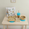 Load image into Gallery viewer, Tabbit the Rabbit Bamboo Dinner Set