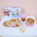 Load image into Gallery viewer, Wheelee the Car Bamboo Dinner Set