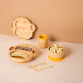 Load image into Gallery viewer, Coby the Monkey Bamboo Dinner Set