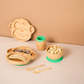 Load image into Gallery viewer, Coby the Monkey Bamboo Dinner Set
