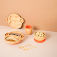 Load image into Gallery viewer, Coby the Monkey Bamboo Dinner Set
