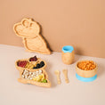 Load image into Gallery viewer, Big Tooth the DinosaurBamboo Dinner Set
