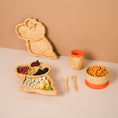 Load image into Gallery viewer, Big Tooth the DinosaurBamboo Dinner Set
