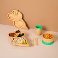 Load image into Gallery viewer, Big Tooth the DinosaurBamboo Dinner Set