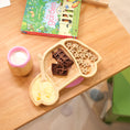 Load image into Gallery viewer, Wheelee the bamboo suction plate and cup from purely mama