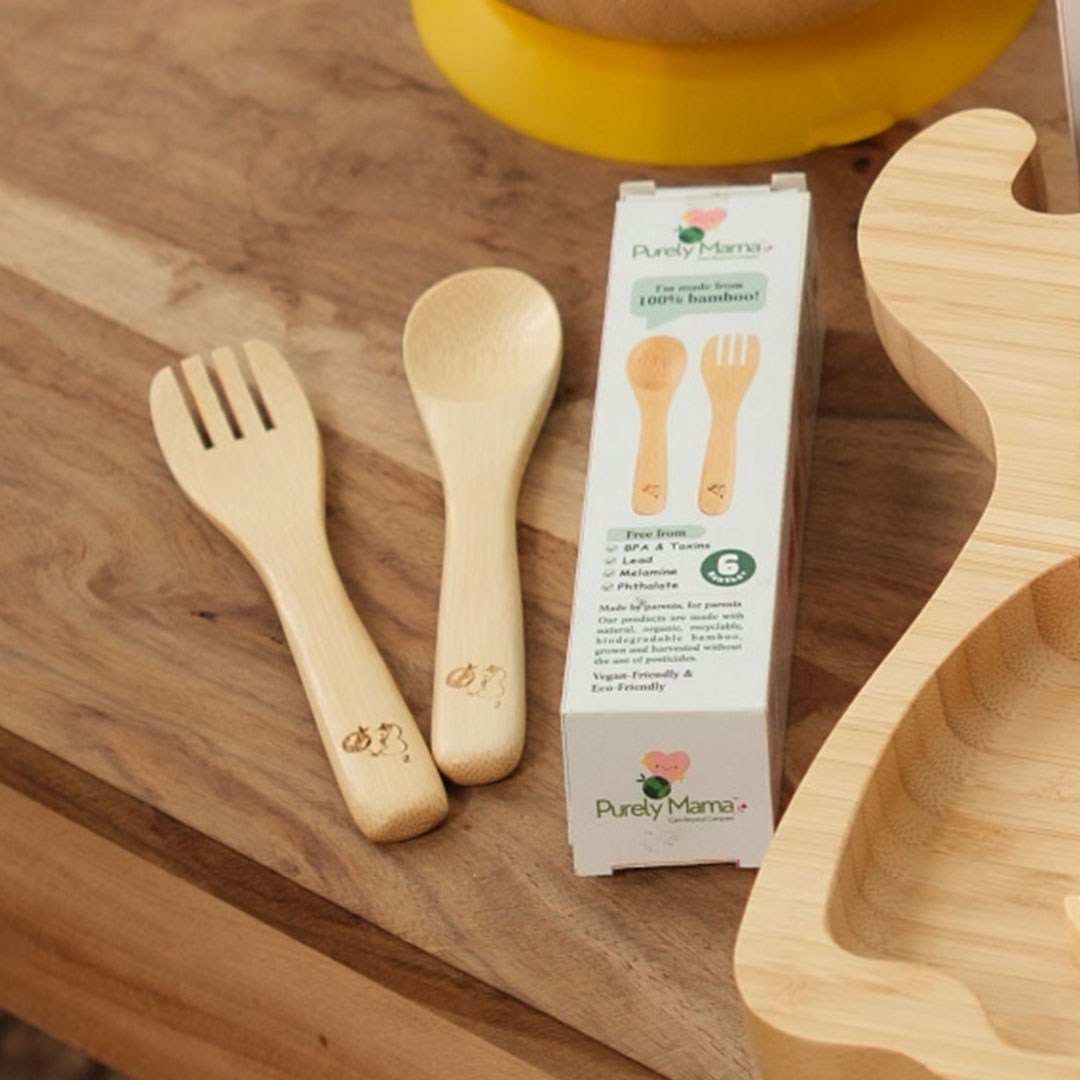 Bamboo Spoon and Fork Set