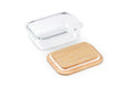 Load image into Gallery viewer, Glass Storage Container |1520ml with Bamboo Lid, Food Container | Perfect for storing Food in the Fridge and Microwaving | BPA free, Micro Plastic Free | Eco Friendly

