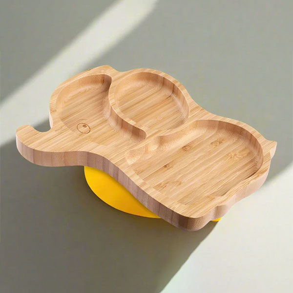 Trunkie- The Elephant Bamboo Baby Suction Plate