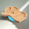 Load image into Gallery viewer, Trunkie- The Elephant Bamboo Baby Suction Plate
