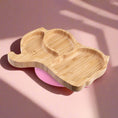 Load image into Gallery viewer, Trunkie- The Elephant Bamboo Baby Suction Plate
