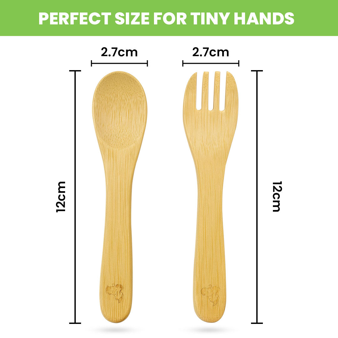 Bamboo Spoon and Fork Set