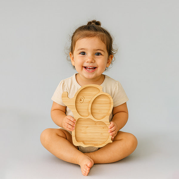 Trunkie the Elephant Bamboo Dinner Set