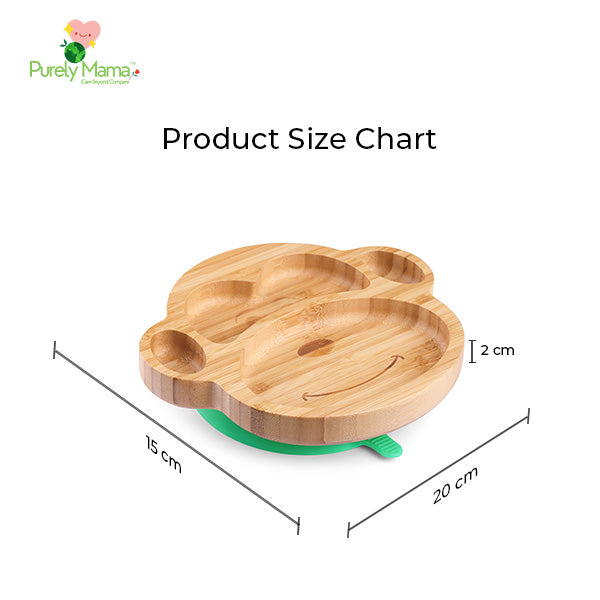 Coby- The Monkey Bamboo Baby Suction Plate