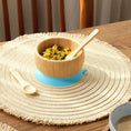Load image into Gallery viewer, Bamboo Weaning Bowl & Spoon Set
