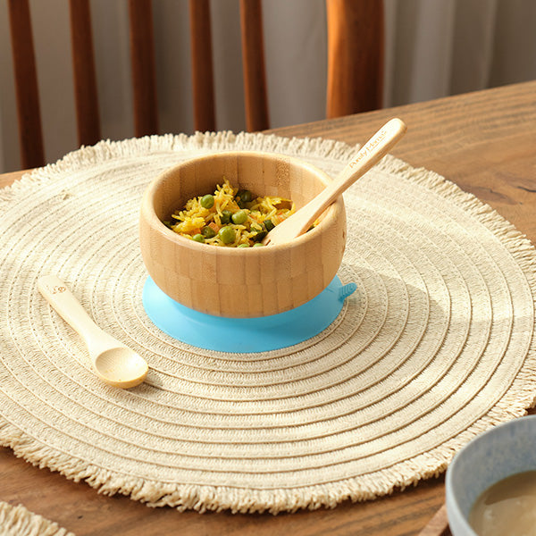 Bamboo Weaning Bowl & Spoon Set