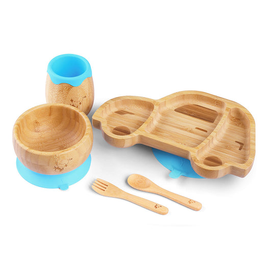 Wheelee the Car Bamboo Dinner Set