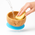 Load image into Gallery viewer, Bamboo Weaning Bowl & Spoon Set
