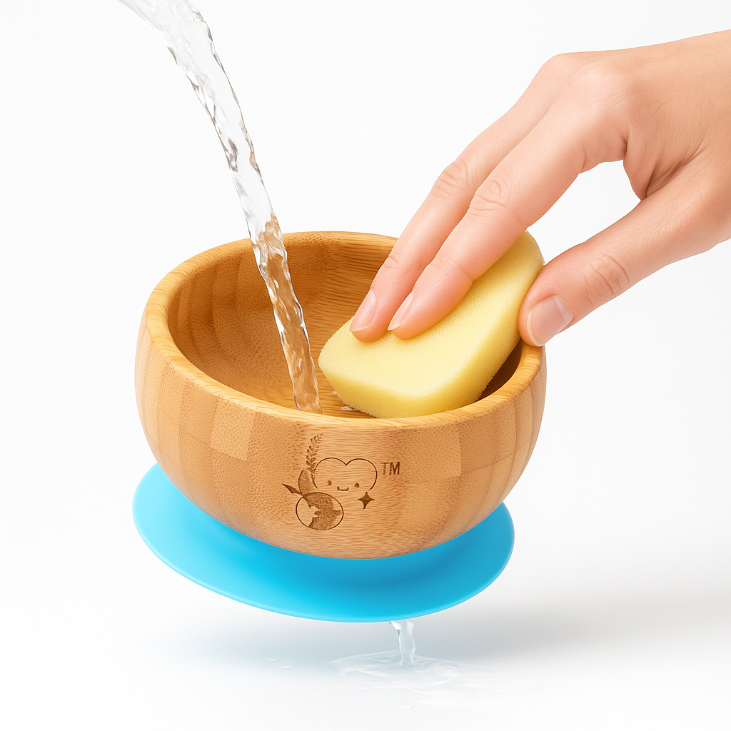 Bamboo Weaning Bowl & Spoon Set