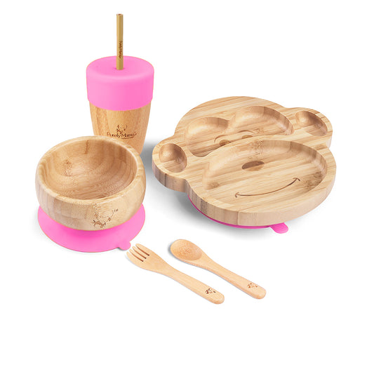 Coby the Monkey Bamboo Dinner Set