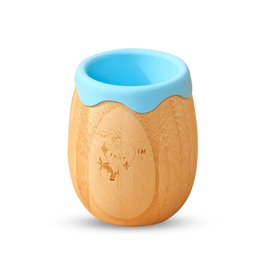 Bamboo Baby Cup with Silicone Teether (Eco-Friendly & BPA-Free)