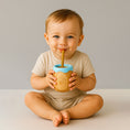 Load image into Gallery viewer, Bamboo Baby Cup with Silicone Teether (Eco-Friendly & BPA-Free)
