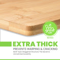 Load image into Gallery viewer, Bamboo Chopping Board Set of 2 with Stand
