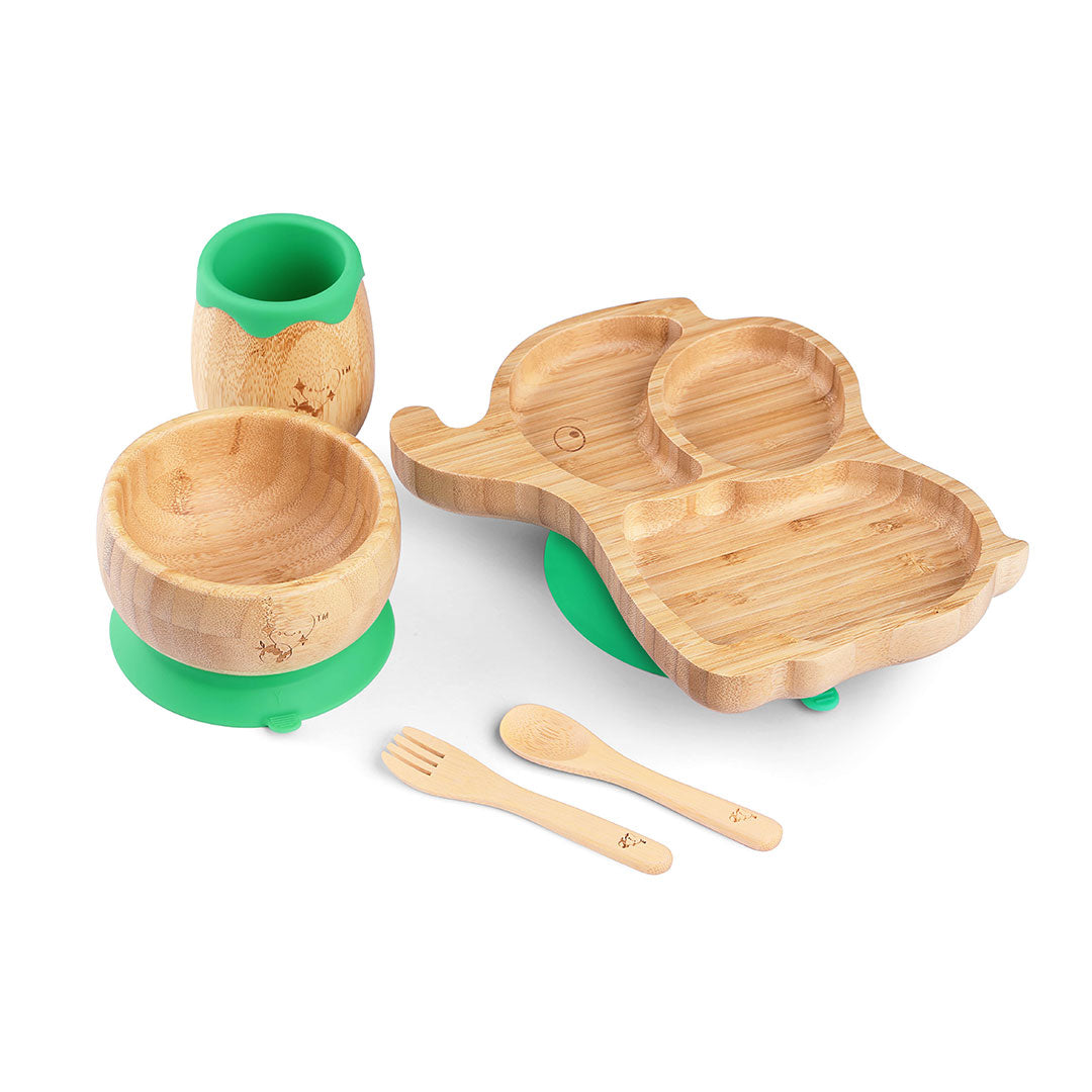 Trunkie the Elephant Bamboo Dinner Set