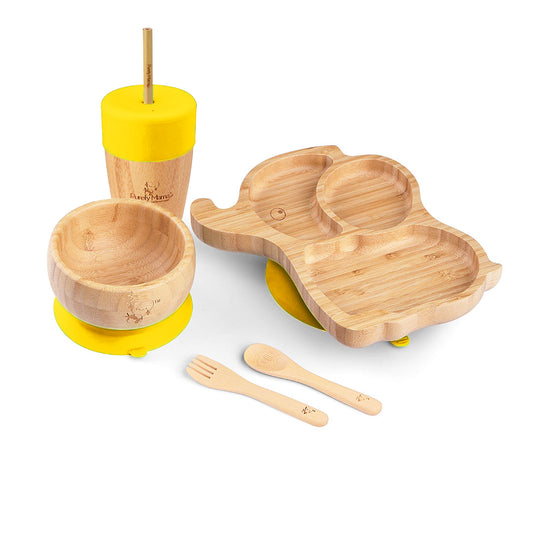 Trunkie the Elephant Bamboo Dinner Set