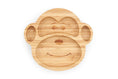 Load image into Gallery viewer, Coby The Monkey!! Bamboo Suction Plate For Toddlers and Kids!!
