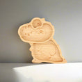 Load image into Gallery viewer, Big Tooth- The Dinosaur Bamboo Baby Suction Plate
