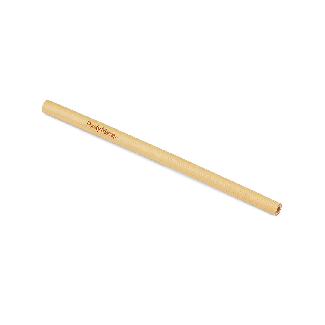 Set of 5 Bamboo Straws – 10cm & 15cm