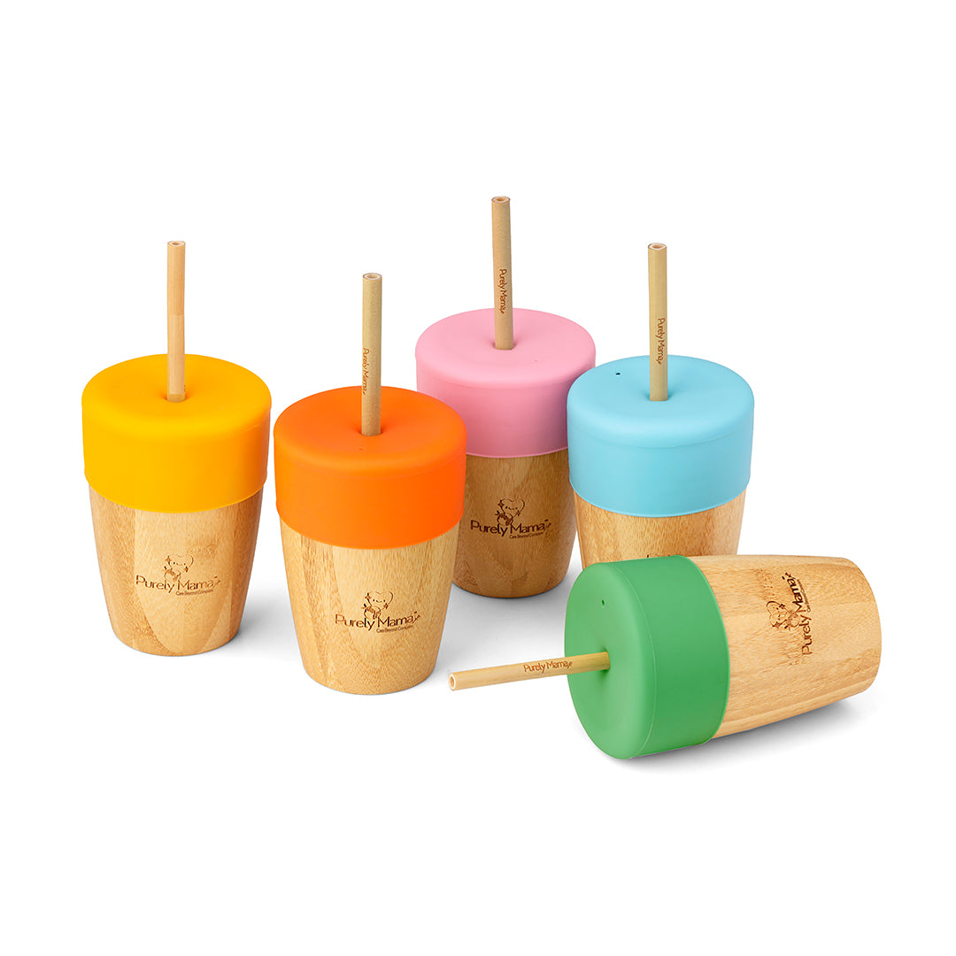 Purely Mama Bamboo Sippy Cup (with Silicone Lid)