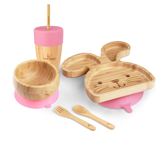 Tabbit the Rabbit Bamboo Dinner Set