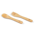 Load image into Gallery viewer, Bamboo Baby spoon and Fork
