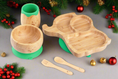 Load image into Gallery viewer, Trunkie The Elephant!! Bamboo Dinner Set For Toddlers and Kids!!
