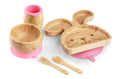 Load image into Gallery viewer, Tabbit The Rabbit!! Bamboo Dinner Set For Toddlers and Kids!!
