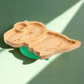 Load image into Gallery viewer, Big Tooth- The Dinosaur Bamboo Baby Suction Plate
