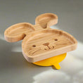 Load image into Gallery viewer, Tabbit- The Rabbit Bamboo Baby Suction plate
