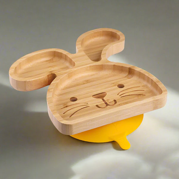 Tabbit- The Rabbit Bamboo Baby Suction plate