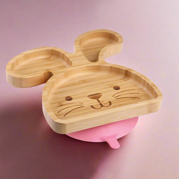 Tabbit- The Rabbit Bamboo Baby Suction plate