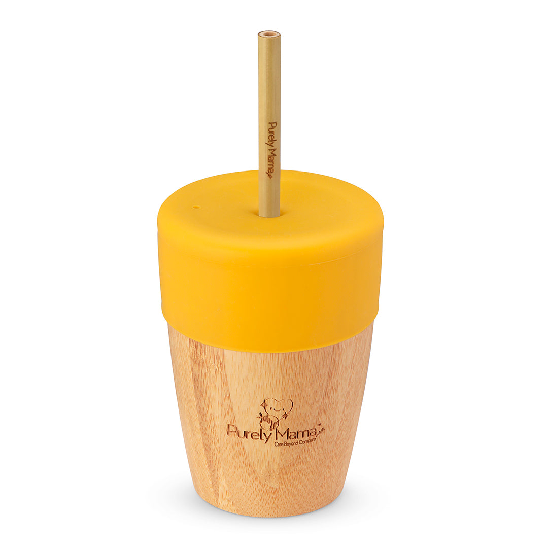 Purely Mama Bamboo Sippy Cup (with Silicone Lid)