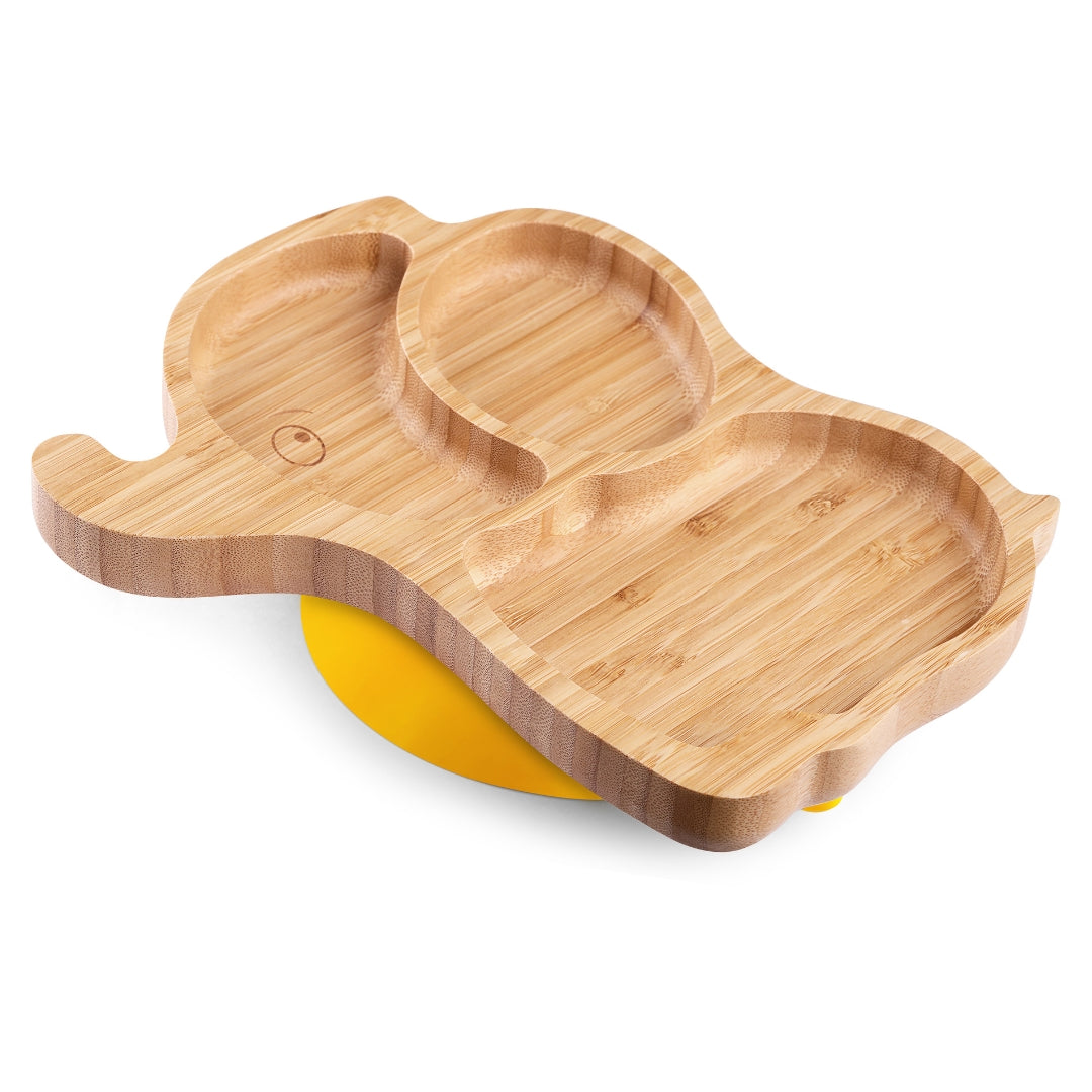 Bamboo Plate Kids - Suction Elephant Plate